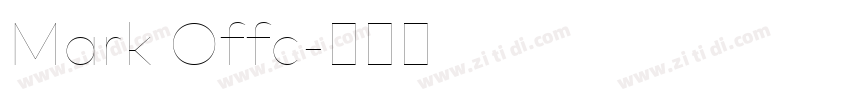 Mark Offc字体转换 Mark Offc字体转换